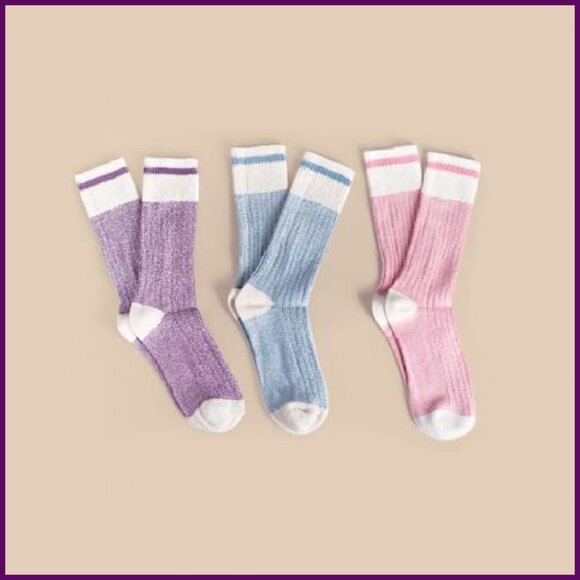 Warm Winter Cabin Boot Socks Multipack for Shoe Size 5-10 - Picture 4 of 8